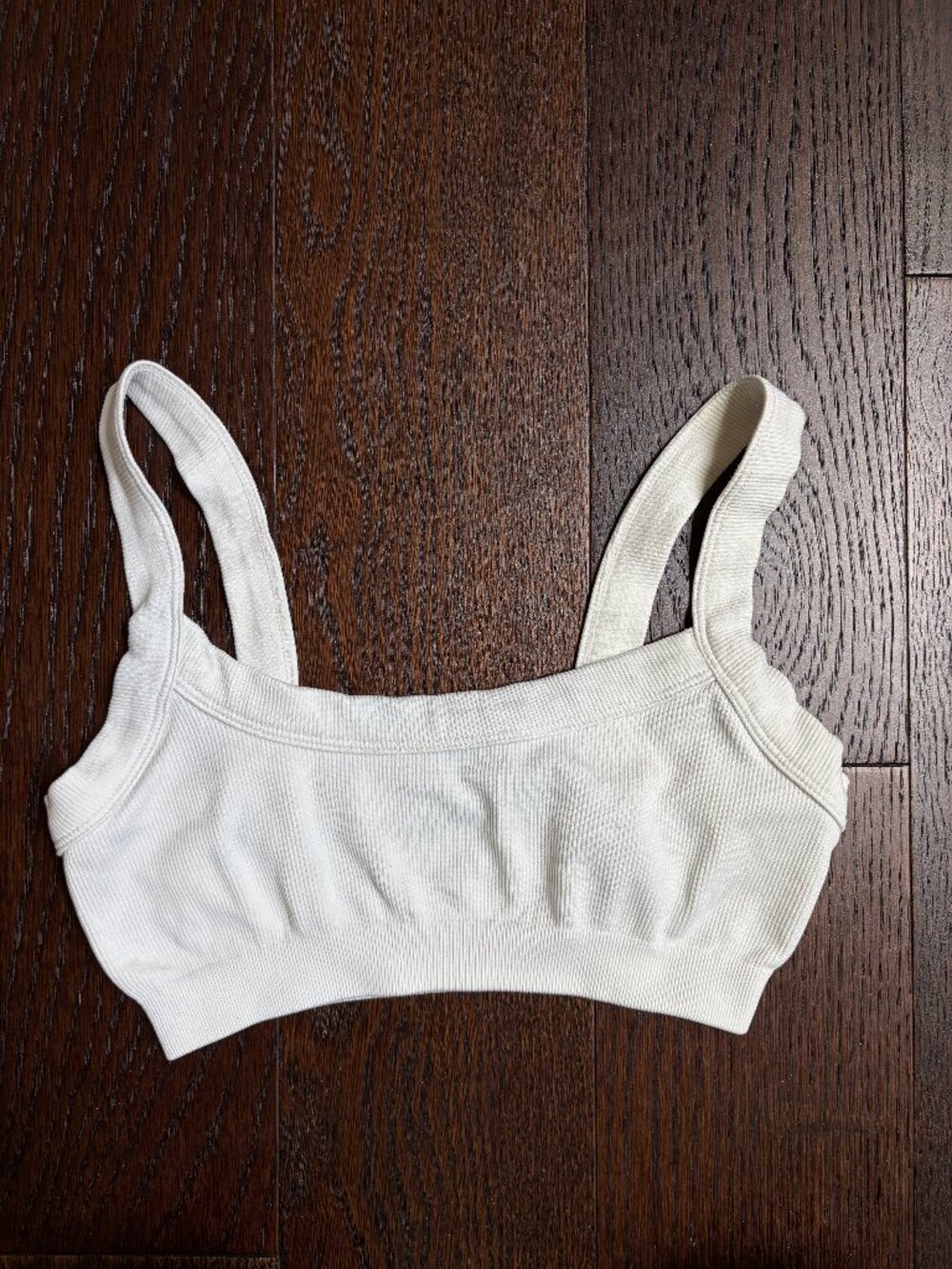 Out from Under by Urban Outfitters Seamless Ribbed Bra Top (White) - M/L